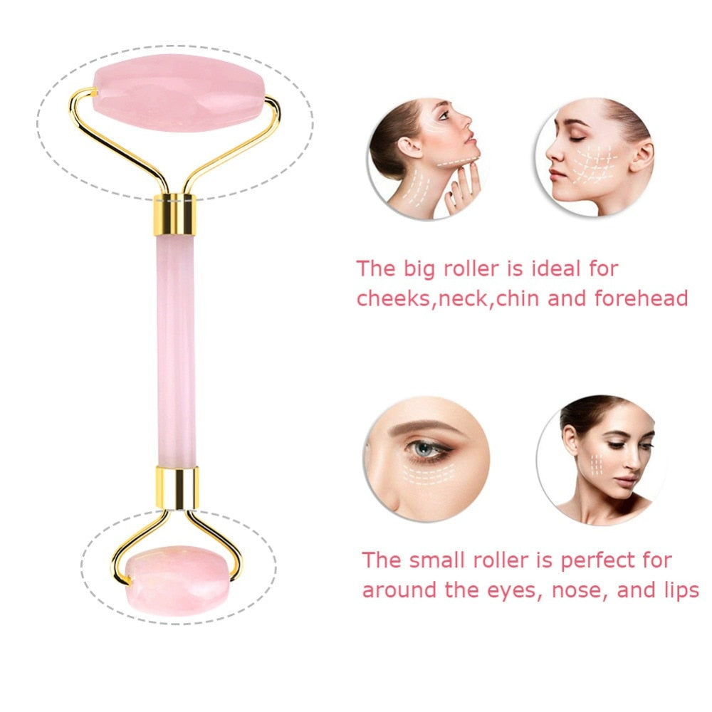 Jade Roll Massager Relieves Facial Tension - LA FEMME LOGA