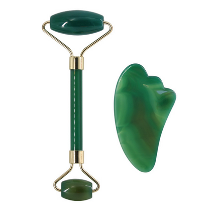 Jade Roll Massager Relieves Facial Tension - LA FEMME LOGA