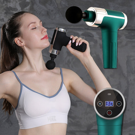 Mini Fascia Gun Fitness Massager Physiotherapy Electric Massage Gun Muscle Relaxer - LA FEMME LOGA