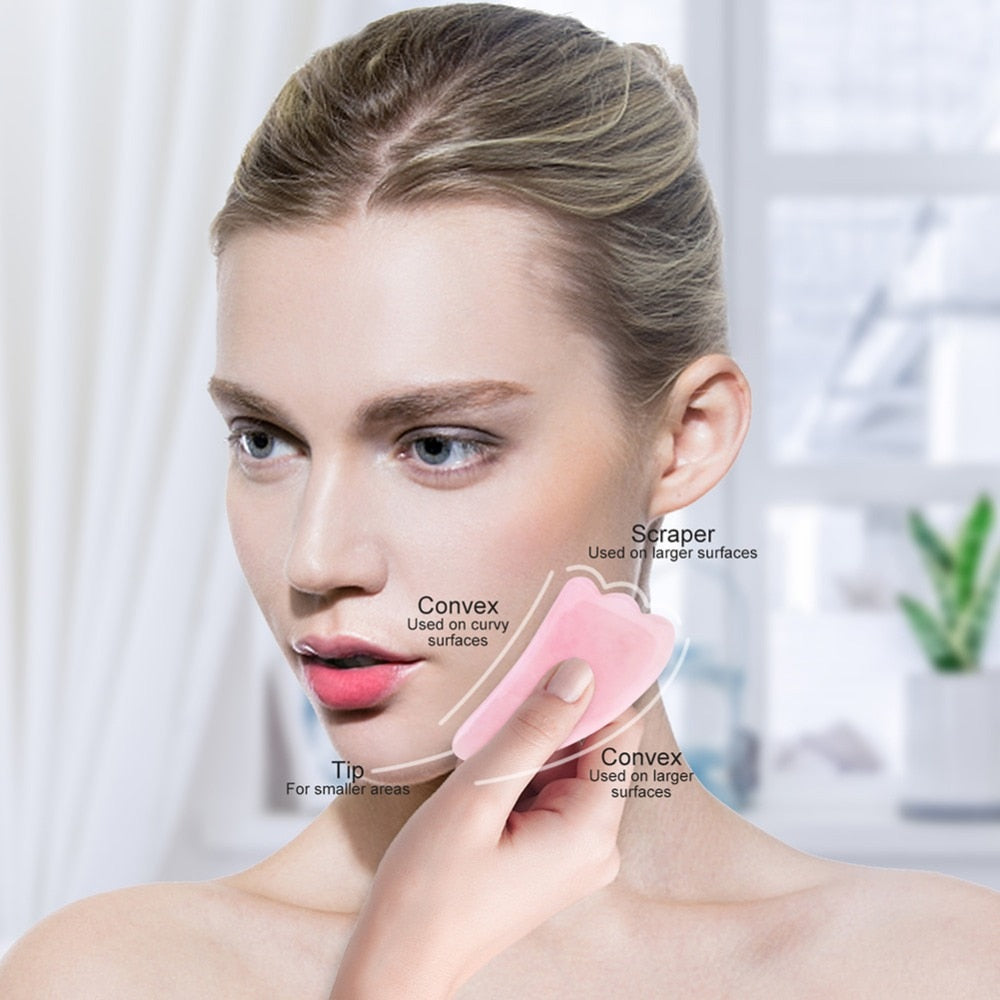 Jade Roll Massager Relieves Facial Tension - LA FEMME LOGA