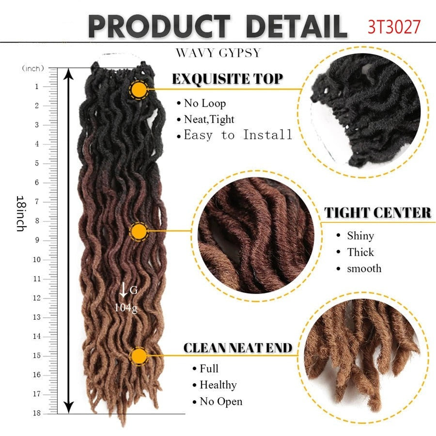 Crochet Synthetic Hair Extensions - LA FEMME LOGA