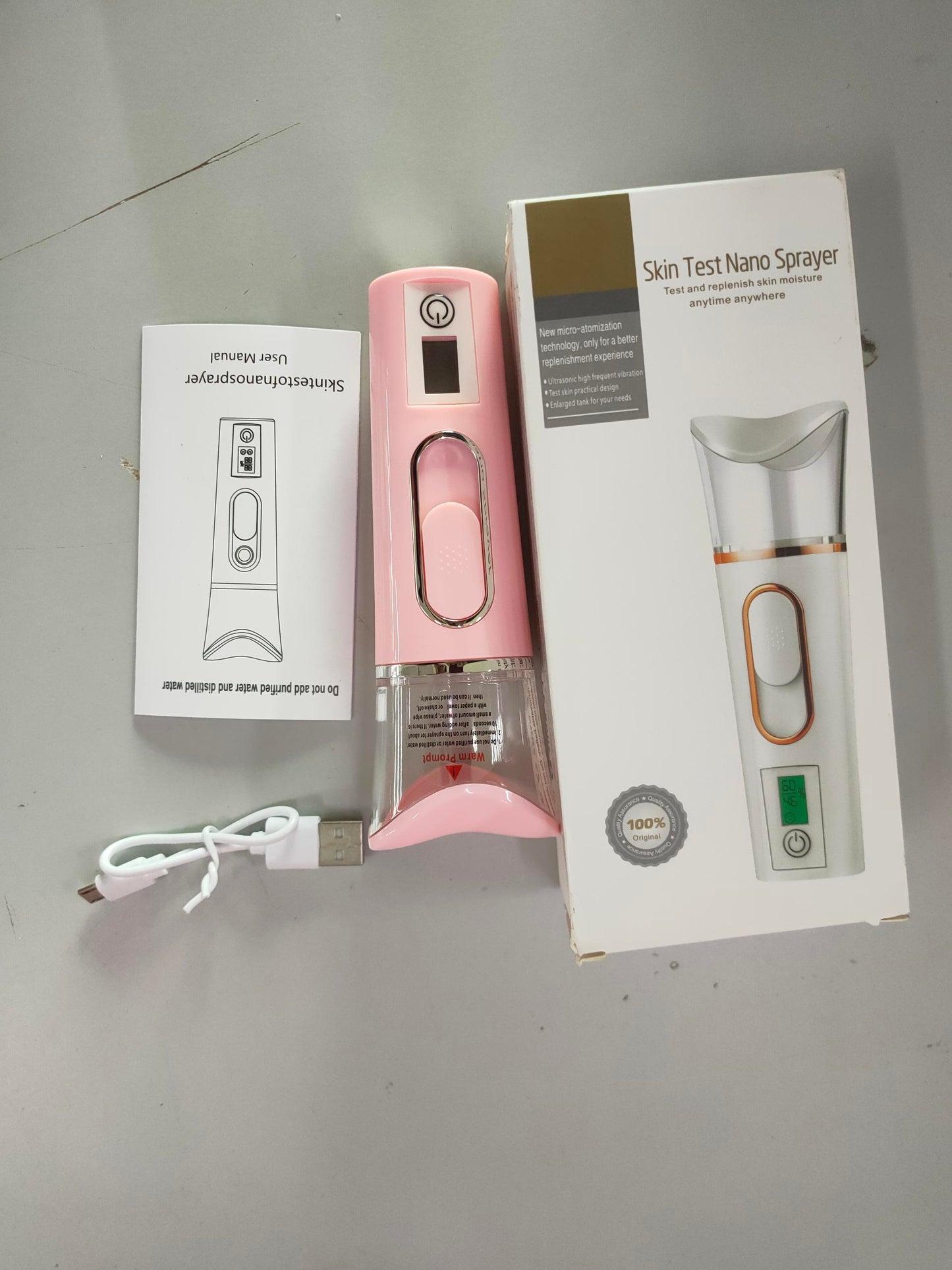 Hand-Held Skin Test Moisturizer Facial Humidifier - LA FEMME LOGA